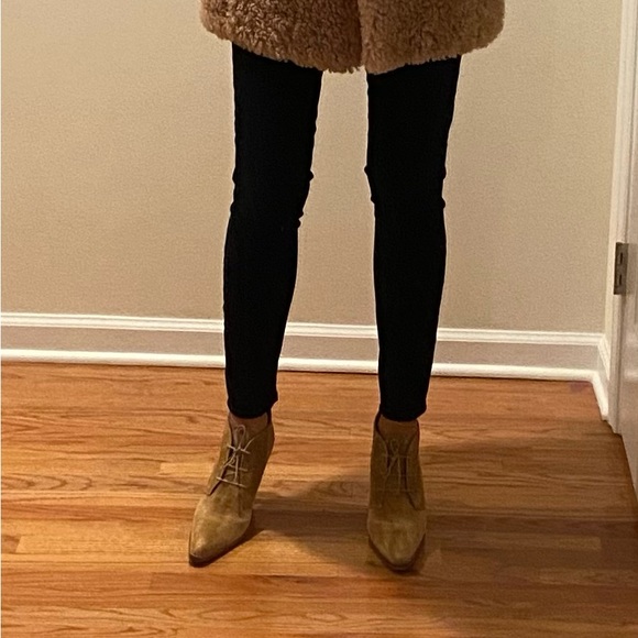 New Coach tan suede booties size 10 made in Italy - Picture 14 of 14